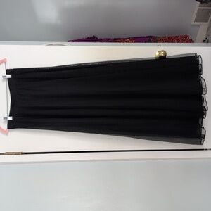 Adrianna Papell Black Evening maxi skirt